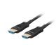 6. LANBERG HDMI-KABEL LANBERG HDMI-KABEL M/M V2.1 10M OPTISCH AOC SCHWARZ CA-HDMI-30FB-0100-BK