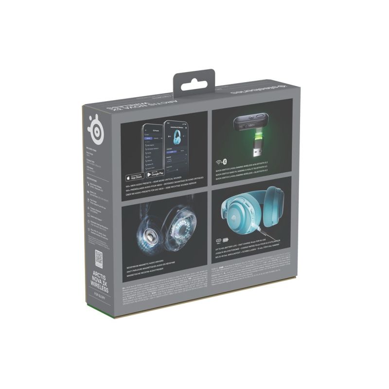 15. Steelseries Arctis Nova 3X Wireless für Xbox, Aqua-Kopfhörer