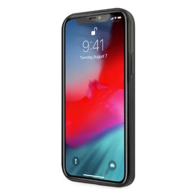 5. Mercedes Schutzhülle mit silbernem Sternenmuster für iPhone 12 Pro Max, Schwarz