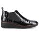 37. Rieker W R474 Schlangenleder Stiefeletten schwarz