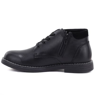 3. Schwarze Damen-Ankle-Boots aus Leder, eVento 26BT17-494