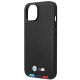 6. Hülle BMW BMHMP14M22PTDK iPhone 14 Plus 6.7 "schwarz / schwarz Leder Stamp Tricolor Magsafe