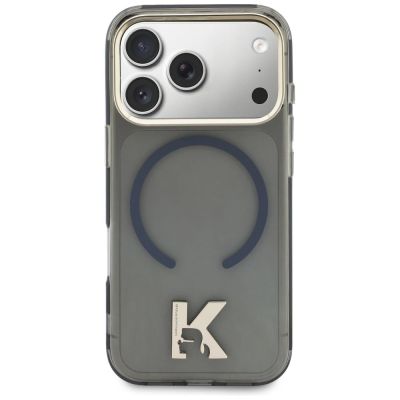 3. Karl Lagerfeld IML K Head Logo MagSafe Hülle für iPhone 17 Pro - Schwarz