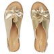 5. Damen-Sandalen mit goldener Blume, Filippo DS7891