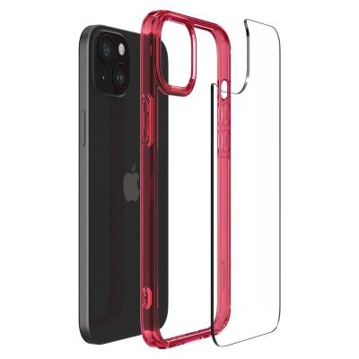 7. Spigen Ultra Hybrid-Hülle für iPhone 15 Plus – rot