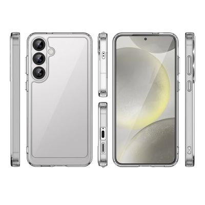 2. Outer Space Case Silikonhülle mit Gelrahmen für Samsung Galaxy S25+ – transparent