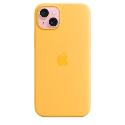3. Apple Silikonhülle mit MagSafe Sunshine, für iPhone 15 Plus, MWNF3ZM/A