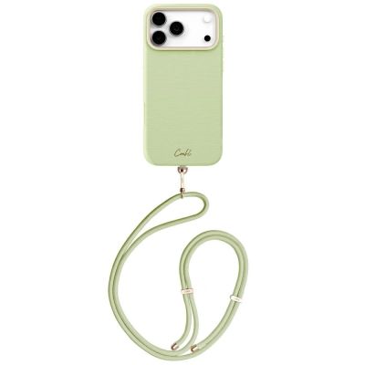 Uniq Coehl Mirelle Magnetische Ladehülle für iPhone 17 Pro Max – Grün