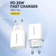 6. Wozinsky WGWCCW 20W USB-C Wandladegerät - Weiß