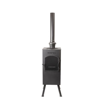 34. BonFeu BonCarré Gartenkamin Schwarz 3503