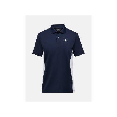 PEAK PERFORMANCE M Swift Polo Herren-T-Shirt, Marineblau