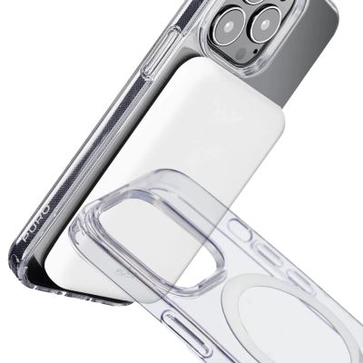 5. Puro Lite Mag MagSafe Silikonhülle für iPhone 14 Pro – transparent
