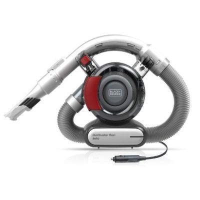 7. Black & Decker PD1200AV Tragbarer Staubsauger, beutellos, Grau/Rot
