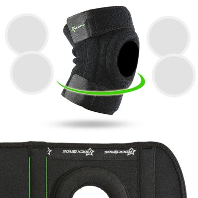 11. Rockbros LF1106M Sportprotektor für Patella und Kniegelenk Größe M - Schwarz