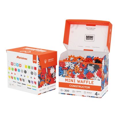 6. MARIOINEX Mini-Waffelbausteine, 300 Teile