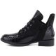 3. Damen-Ankle-Boots aus Lackleder, schwarz, Vinceza HX27-16524