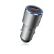 3. Dudao USB / USB Autoladegerät Typ C Power Delivery Schnellladung 22,5 W Grau (R4PQ)