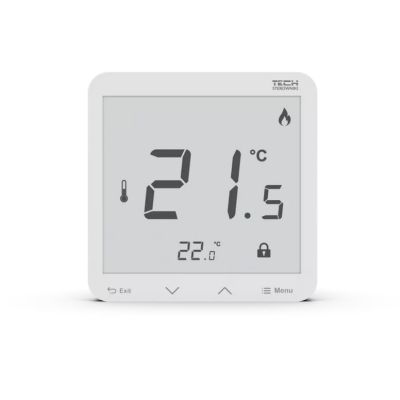 Kabelloser Raumthermostat weiß R-8S PLUS Tech Controller
