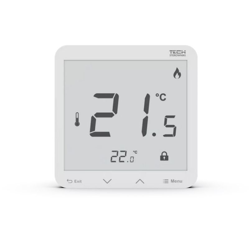 Kabelloser Raumthermostat weiß R-8S PLUS Tech Controller