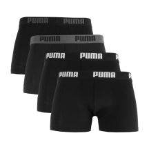 Puma Basic Herren-Boxershorts, 4er-Pack, Schwarz, 938198 01