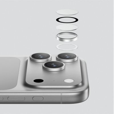 4. AmazingThing Saphir-Kameraglas für iPhone 17 Pro / Pro Max – mit schwarzem Rahmen