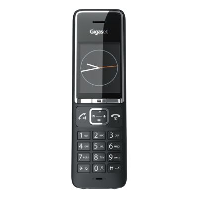 7. Gigaset E560 DECT-Telefon, Anruferkennung, Schwarz, Silber