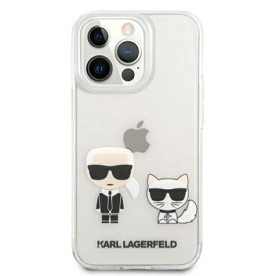 3. Transparente Karl Lagerfeld Karl & Choupette Hülle für iPhone 13 Pro / 13 - Transparent