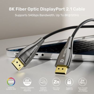 4. UNITEK C1631ABK01-30M DisplayPort-Kabel Schwarz