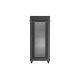 5. Lanberg 19" 37U 800X800 schwarzer Stand-Rackschrank mit perforierten Türen (Flat Pack)