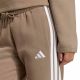 4. adidas Essentials 3-Streifen Fleece Slim Pants für Damen, Beige KF8317