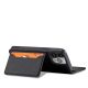 3. Magnetkartenetui für Samsung Galaxy S23+ Flip Cover Wallet Stand schwarz