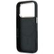7. Guess Saffiano Small 4G & Classic Logo MagSafe Hülle für iPhone 18 Pro / 17 Pro - Schwarz