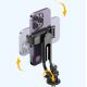 20. Selfie-Stick WC1Y3S Teleskopstativ 1,3 m mit Telefonhalter – Schwarz
