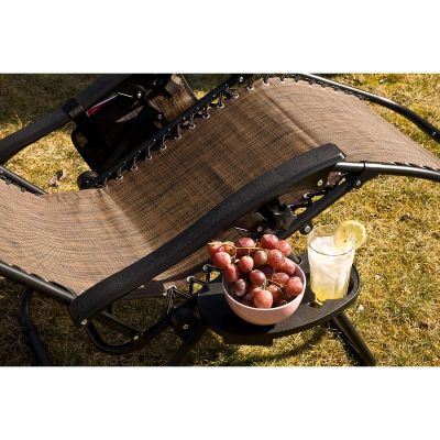 7. Faltbarer Gartenstuhl mit Sonnendach 173 x 52/65 x 110 cm, braun