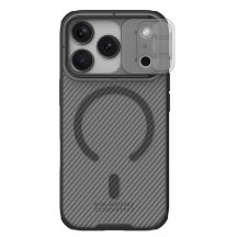 Nillkin CamShield Pro MagSafe-kompatible Hülle für iPhone 17 Pro Max – Transparent Schwarz