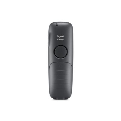 9. Gigaset E560HX Mobilteil mit Gro-Taste und Ladeschale – Platin
