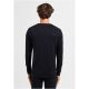 6. Odlo BL TOP Crewneck l/s MERINO 200 Herren T-Shirt Größe M Schwarz