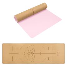 Spokey SAVASANA Kork-Fitnessmatte für Training und Yoga