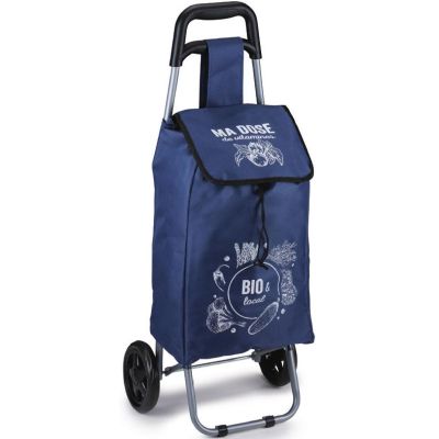 10. Einkaufswagen mit Gestell, 25 l, blau