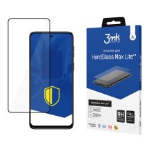 3mk HardGlass Max Lite gehärtetes Glas mit schwarzem Rahmen für Motorola Moto G54 / Power Edition