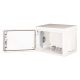 5. Digitus 19" 7HE Wand-Netzwerkschrank 600x450 mm, Volltür, grau, ungeteilt, montiert, IP55, 100 kg
