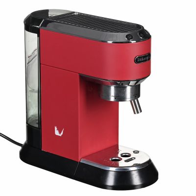 9. DeLonghi Dedica Style EC 685.R Siebträger-Espressomaschine (1300 W; Farbe Rot)
