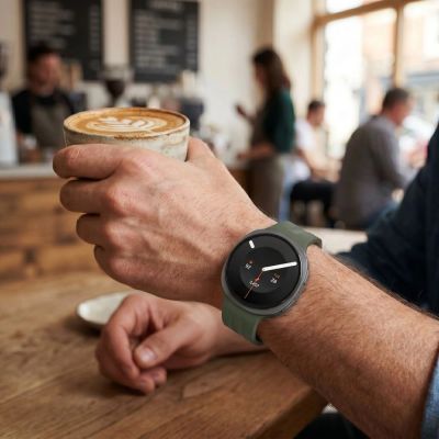 4. Tech-Protect Silikon-Evo-Armband für Samsung Galaxy Watch 40/44/46 mm – Grün