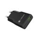 9. NATEC RIBERA GAN SLIM WANDLADEGERÄT 1x USB-A + 1x USB-C 20W SCHWARZ