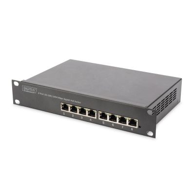 19. Digitus 10-Zoll 8-Port Gigabit Ethernet PoE-Switch