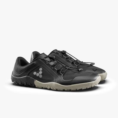 7. Minimalistische Wanderschuhe Vivobarefoot PRIMUS TRAIL III ALL WEATHER FG MENS OBSIDIAN (309305-01)
