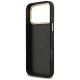7. Guess 4G Srtass Logo & Big Strap Metal Buttons MagSafe Case für iPhone 17 Pro Max - Schwarz