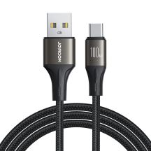 Joyroom Light-Speed ​​Series S-A25 USB-A/USB-C Kabel 100W 1,2m - schwarz