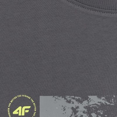 5. Herren-T-Shirt 4F M2823 anthrazit 4FWSS26TTSHM2823 22S