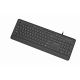 3. GEMBIRD SLIM KABELGEBUNDENE MULTIMEDIA-TASTATUR, USB, 5-TASTEN-SCHNELLTASTEN, US-LAYOUT, SCHWARZ